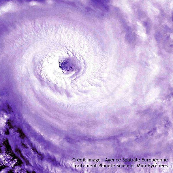Extrait d’une image acquise par le satellite européen Enivsat le février 2011 à